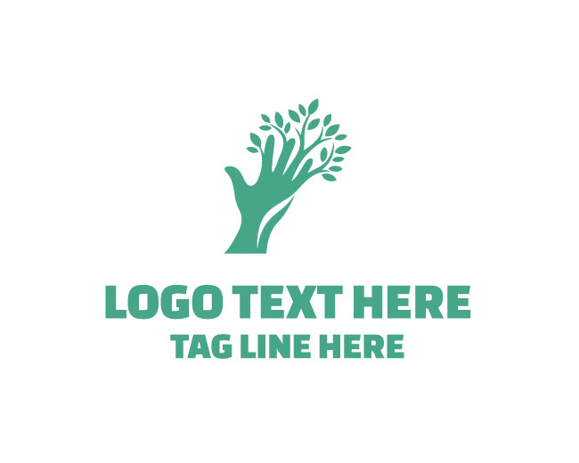 Botanical Tree Hand Logo