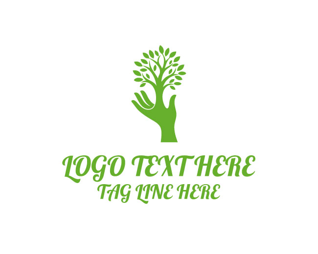 Fertile Tree Hand Logo