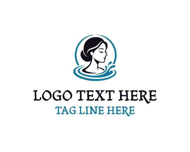 Beauty Water Woman Logo