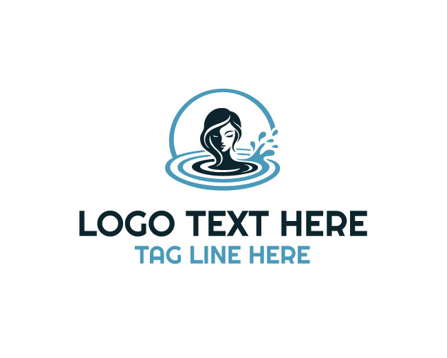 Aqua Beauty Woman Logo