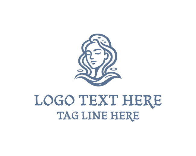 Crystal Water Woman Logo