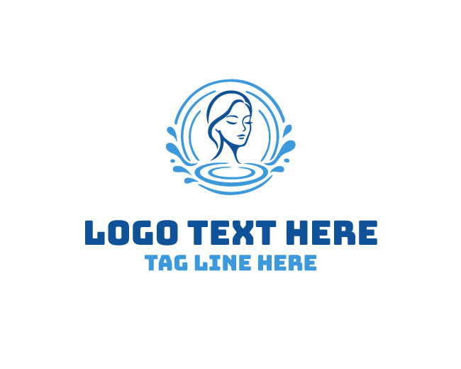  Pure Water Woman Logo