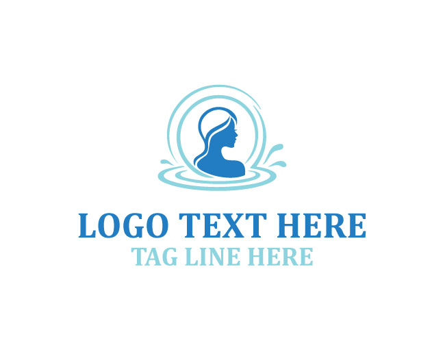 Chic Water Woman Logo
