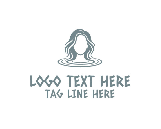  Luxury Water Woman Logo