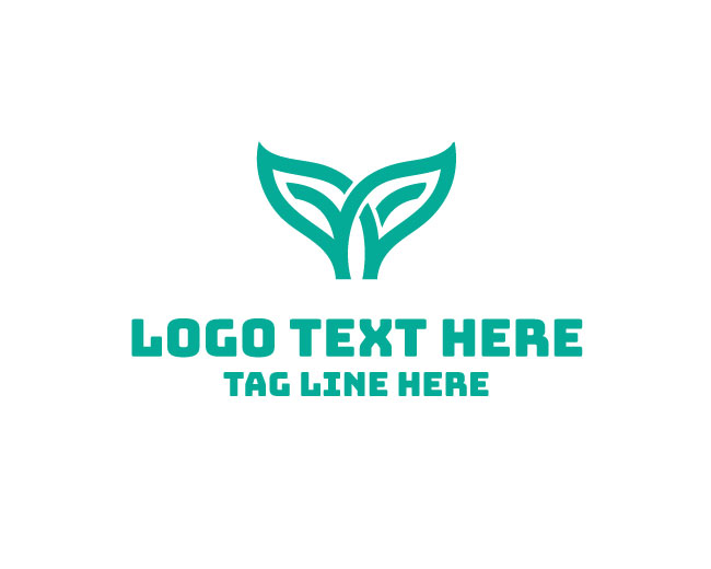 Fusion Whale Letter W Logo