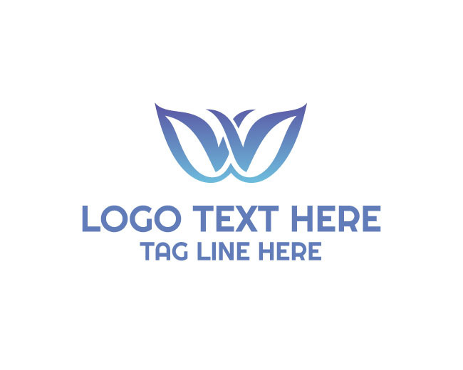 Velocity Whale Letter W Logo