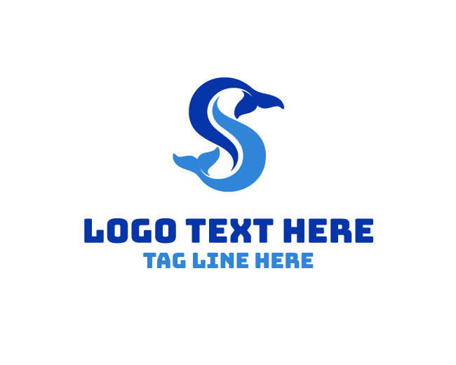Whale Symbol S Logo