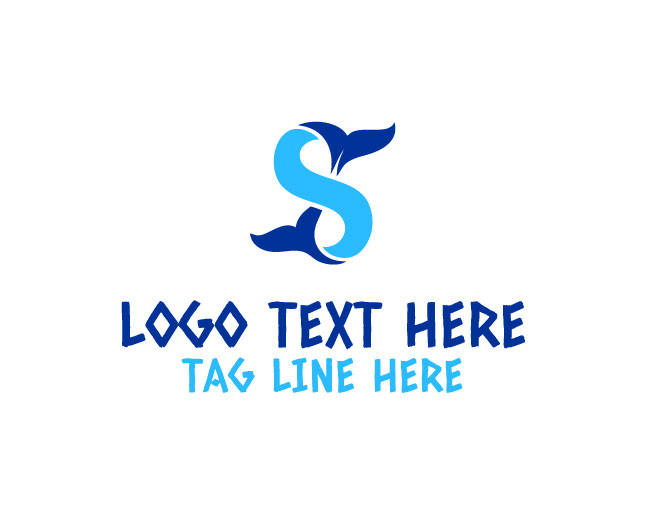 Whale Motion Letter S Logo