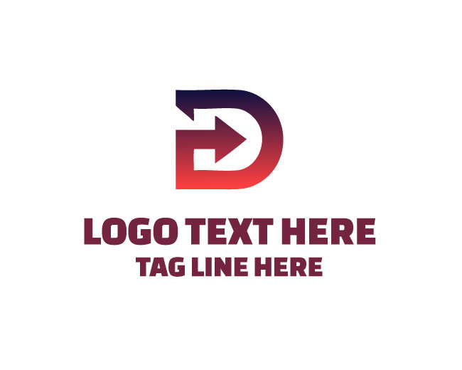 Motion Arrow D Logo