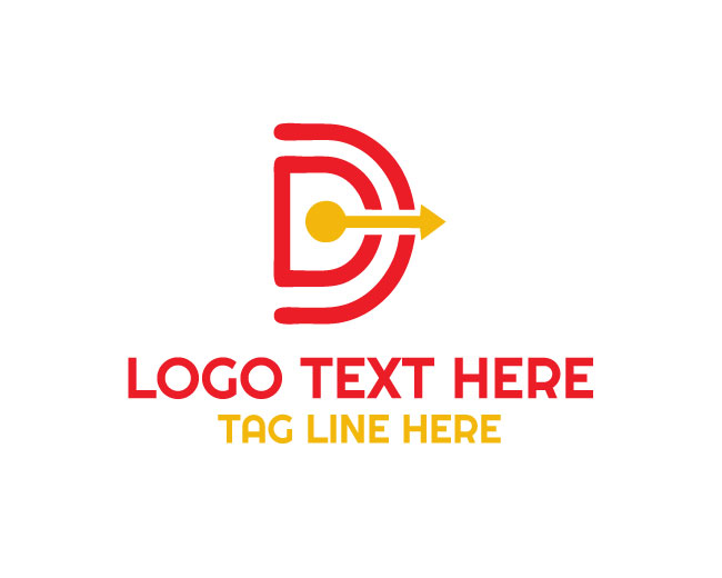 Yellow Arrow D Logo