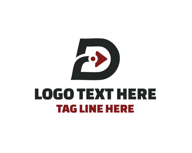 Imagination Letter D Arrow Logo