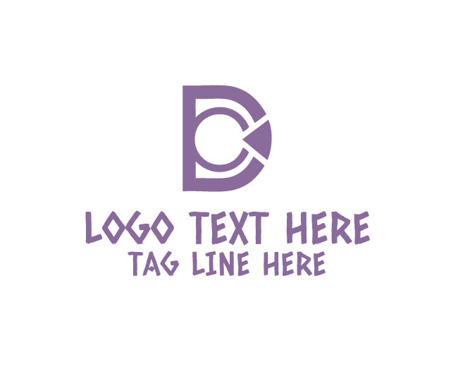 Unique Letter D Arrow Logo