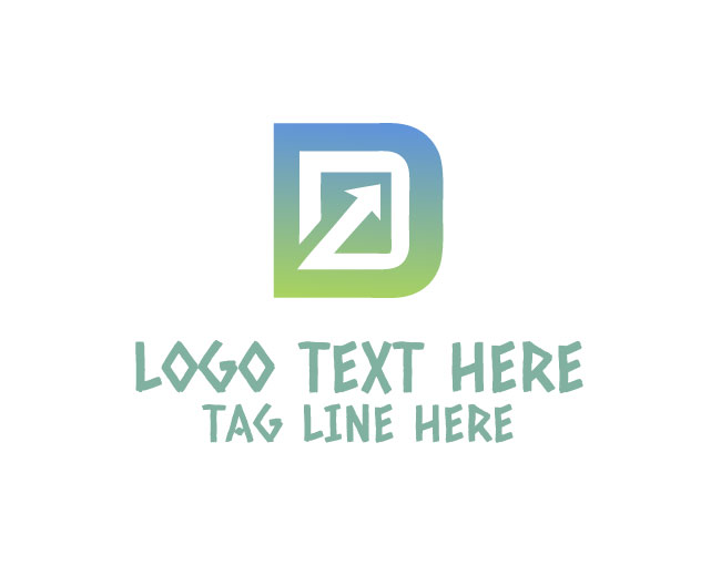  Essential Letter D Arrow Logo