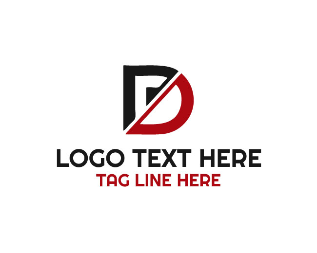Modern Letter D Logo