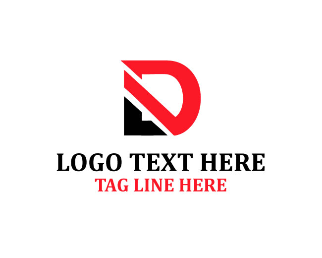 Balanced Letter D Logo