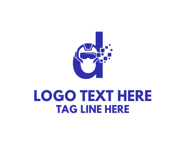 Future bot Letter D Logo