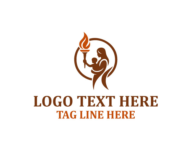  Gentle Mother Baby Torch Logo