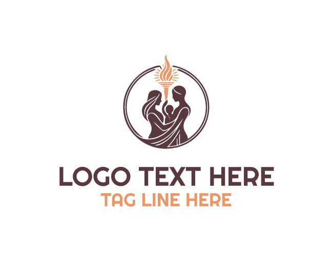  Soft Family Torch Logo