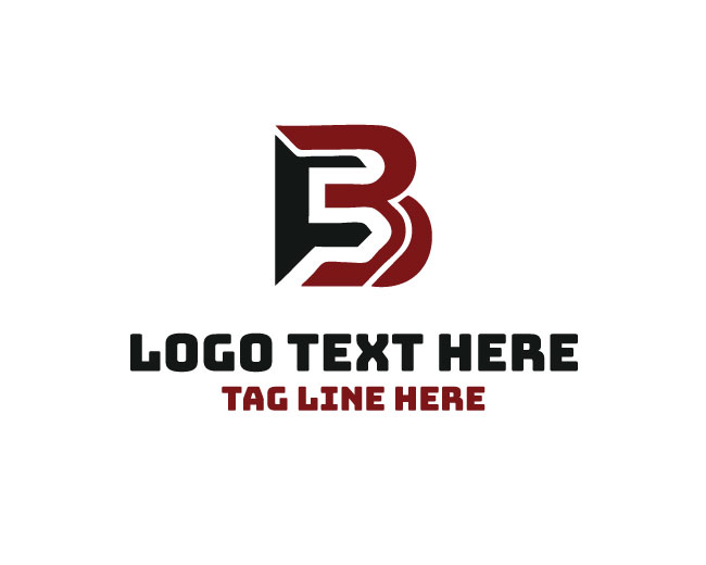 Modern Letter B And D Logo
