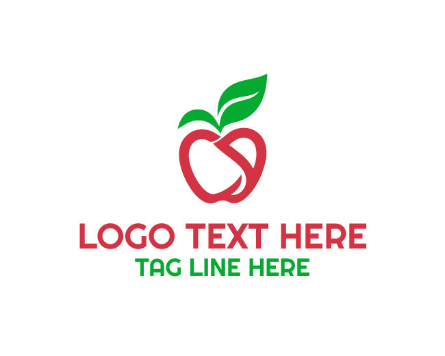 Modern Abstract Apple Logo