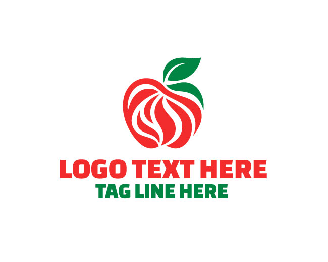 Linear Apple Mark Logo