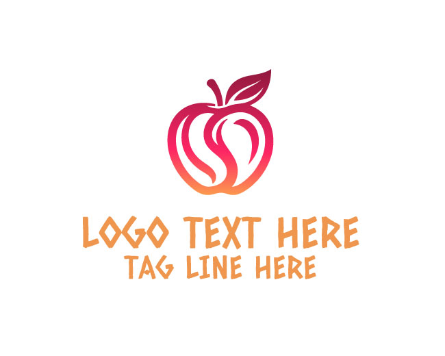  Urban Apple Shape Logo