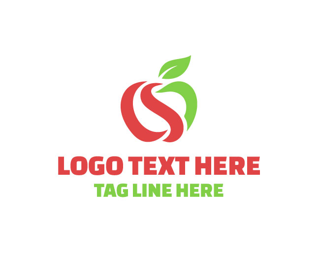 Abstract Apple Symbol Logo