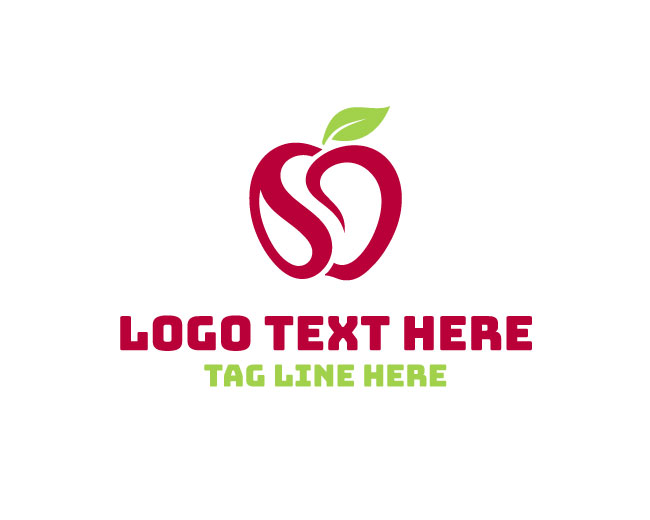 Premium Abstract Apple Brand Logo