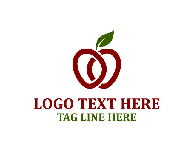 Unique Abstract Apple Brand Logo