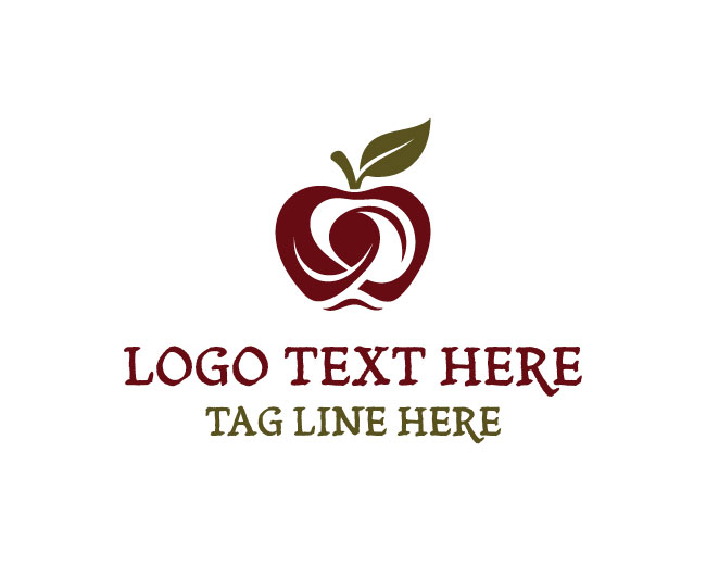 Unique Abstract Apple Logo