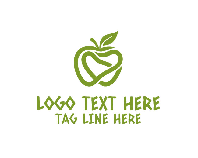 Unique Abstract Apple Logo