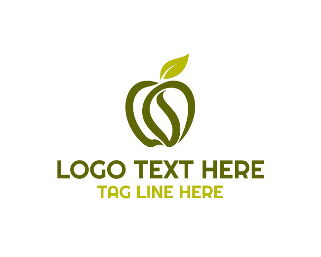 Refined Abstract Apple Logo