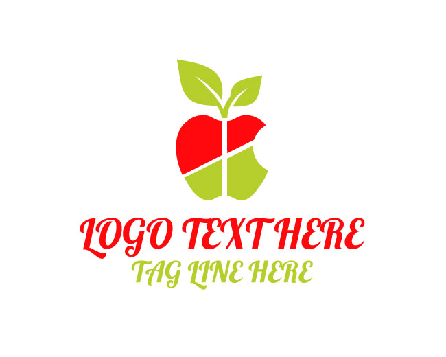 Simple Abstract Apple Logo
