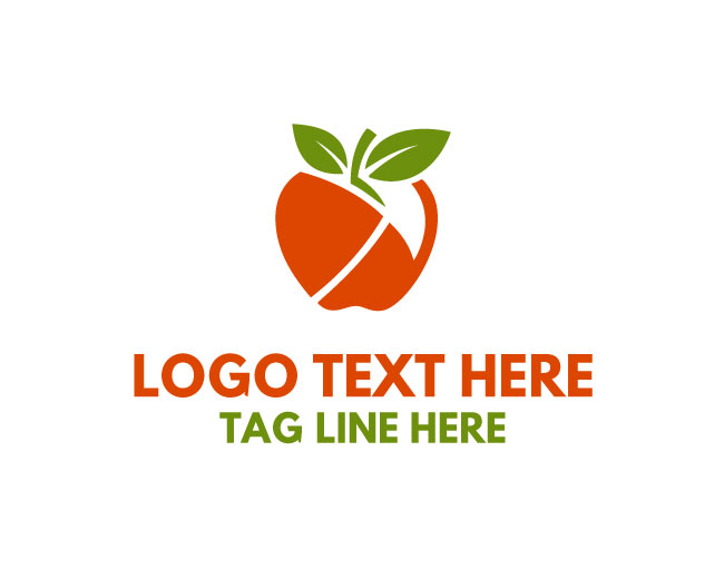 Simple Modern Apple Logo