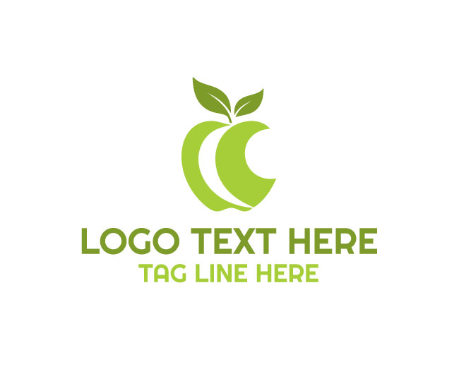 Basic Abstract Apple Logo