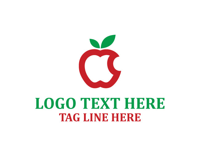 Smooth Abstract Apple Logo