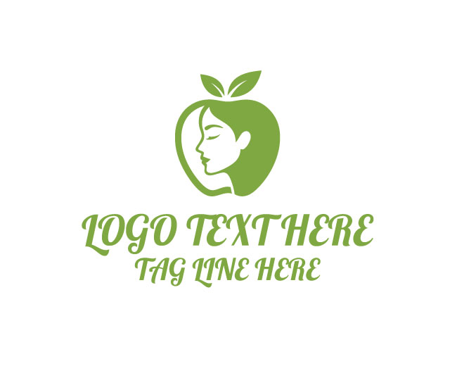  Luxury Apple Girl Logo