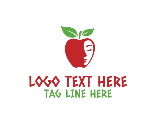  Fashion Icon Apple Girl Logo