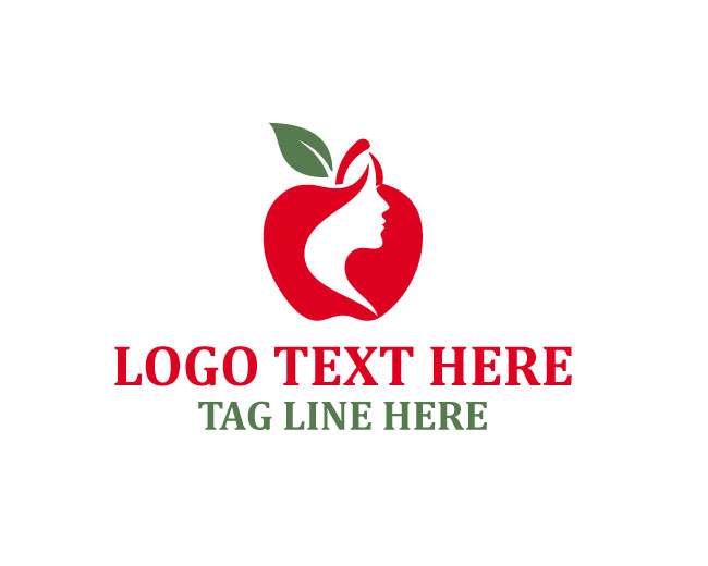  Designer Apple Girl Logo