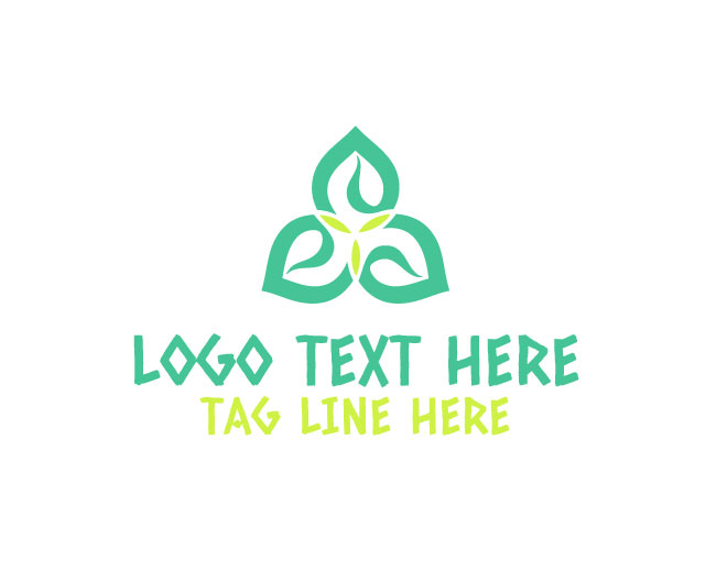 Premium Leaf Swirl Logo