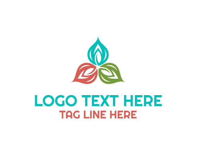 Natural Leaf Swirl Logo