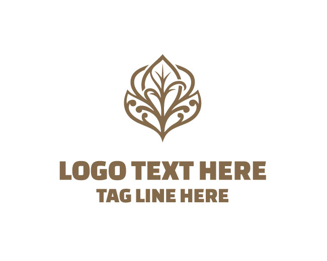  Eco Leaf Swirl Logo