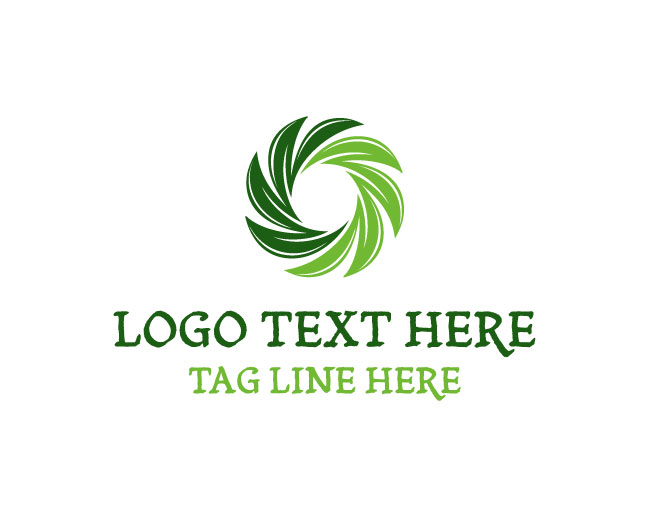Pure Leaf Swirl Logo