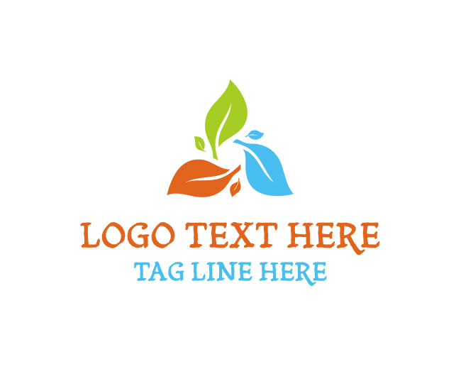  Leaf Colorful Logo