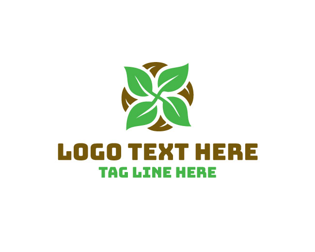 Leaf Energy Swirl Logo