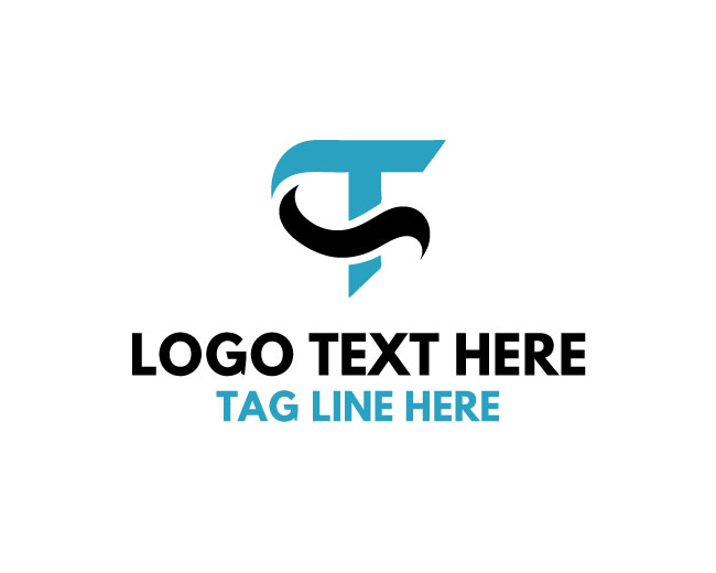 Sleek Letter T Logo