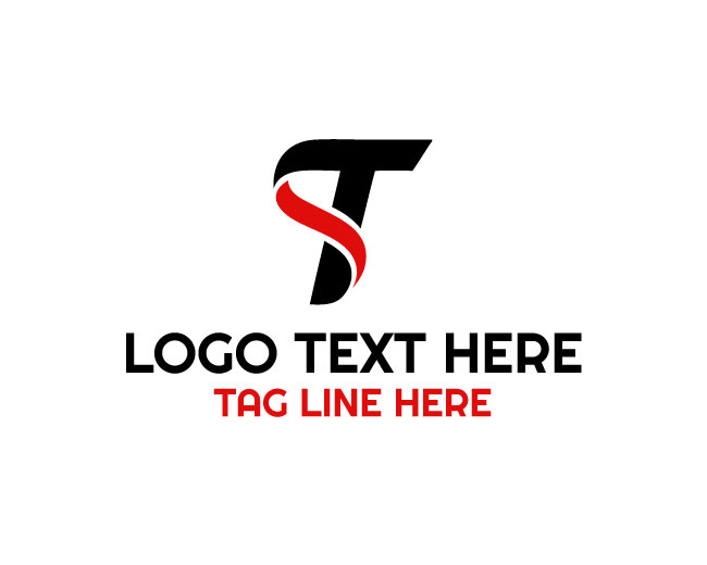 Dynamic Letter T Logo