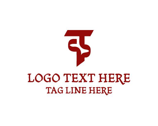 Refined Stylish Letter T Logo