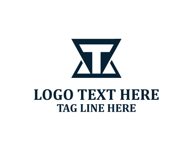 Modern Stylish Letter T Logo