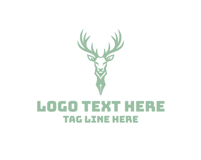 Vintage Deer Pen Logo